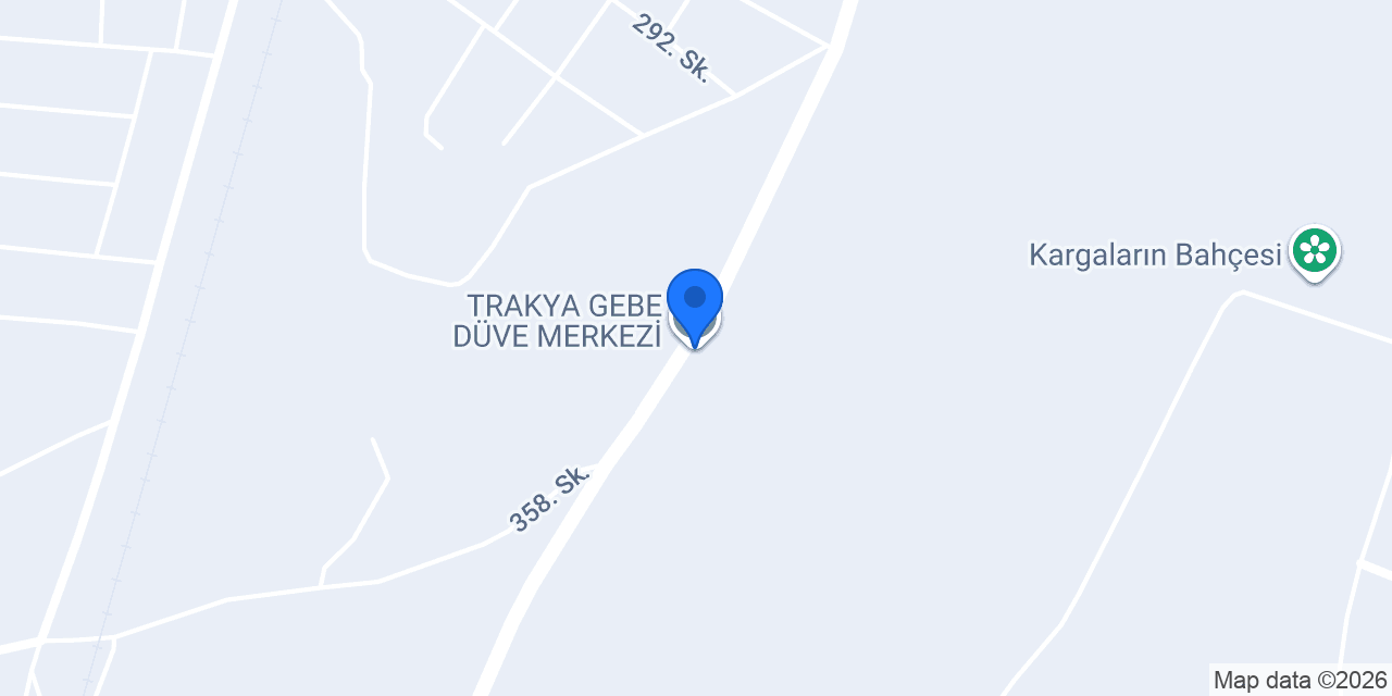 TRAKYA GEBE DÜVE MERKEZİ konumu