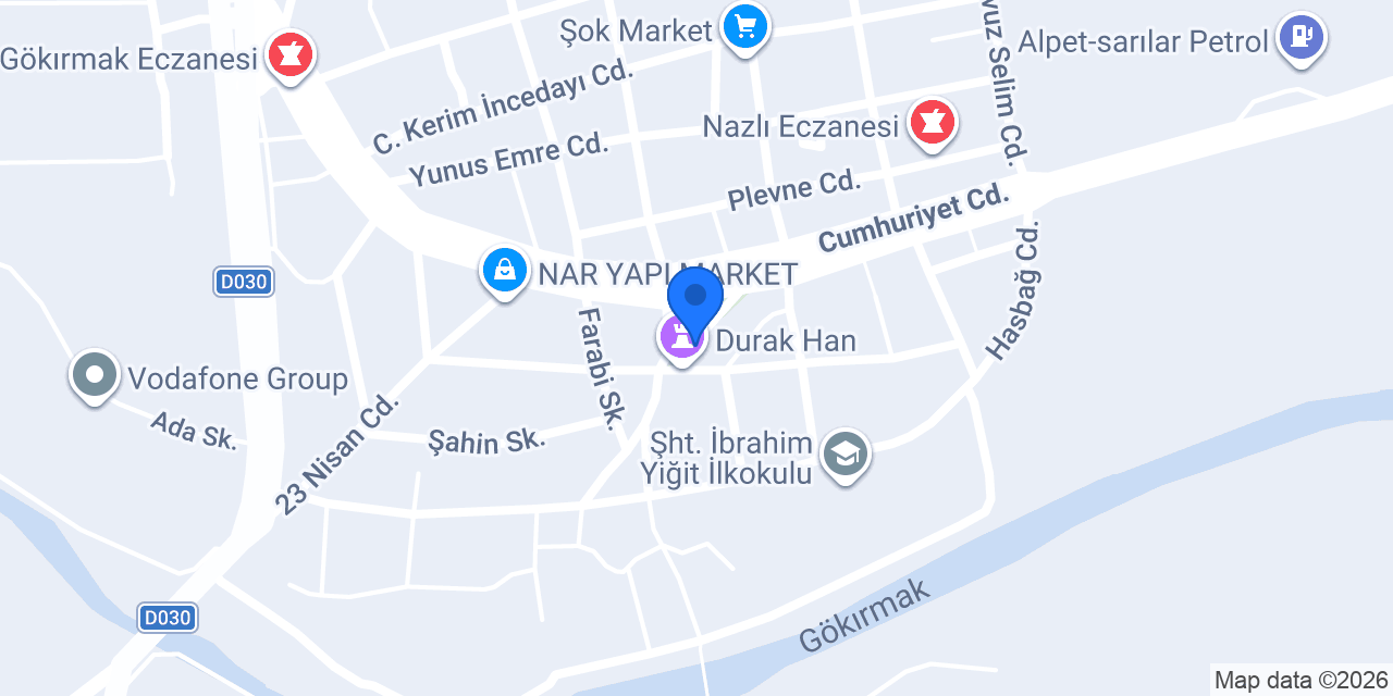Bereket meydan fırını konumu