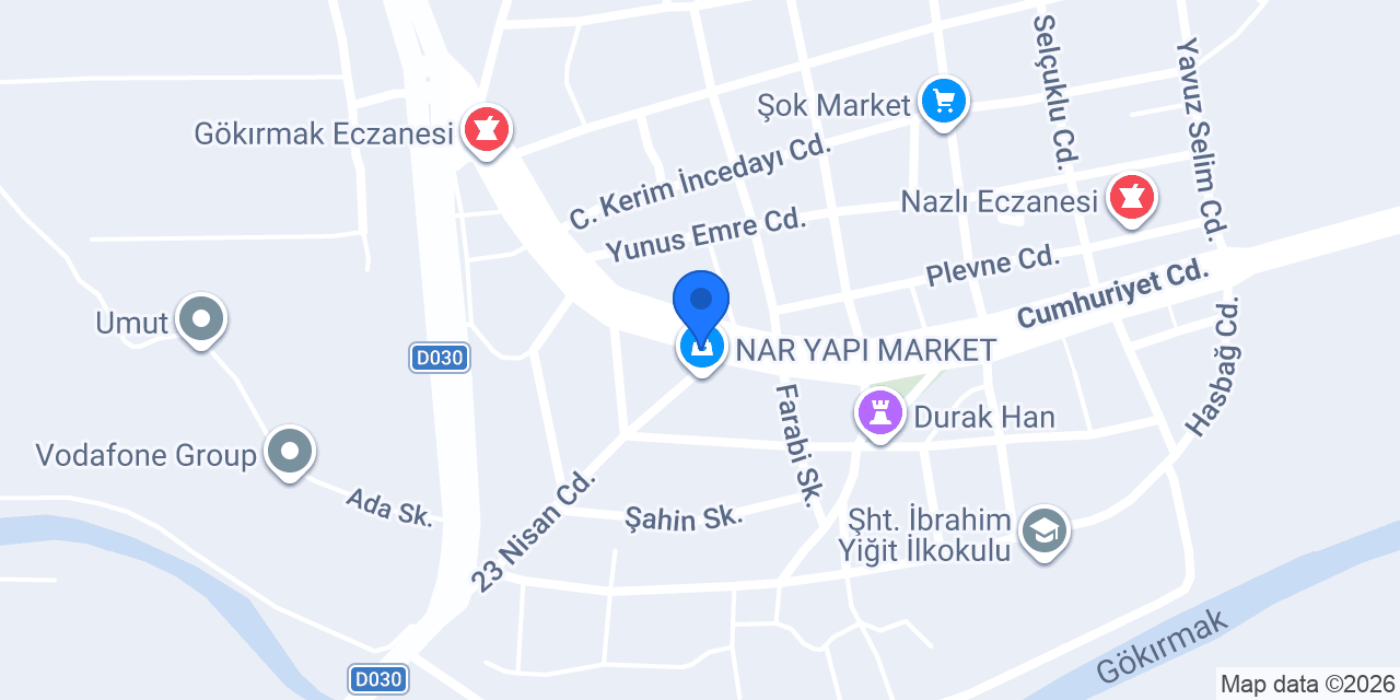 Aygaz Tüp Bayisi konumu
