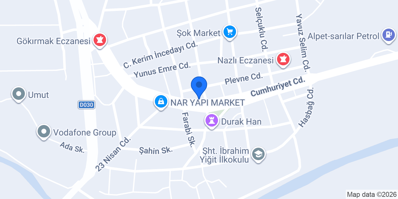 İnci pastamesi konumu
