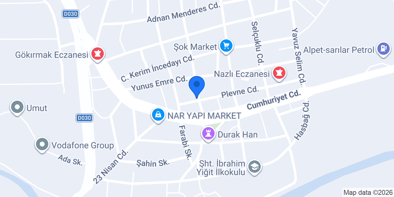 DURAKHAN | DURAĞAN YÖRESEL TATLAR konumu
