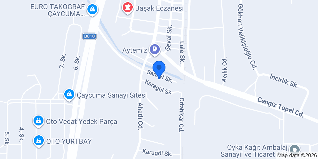 Akgül Mermer konumu