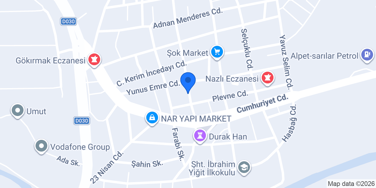Avukat Eda Ünlübaş - Hukuk Bürosu konumu