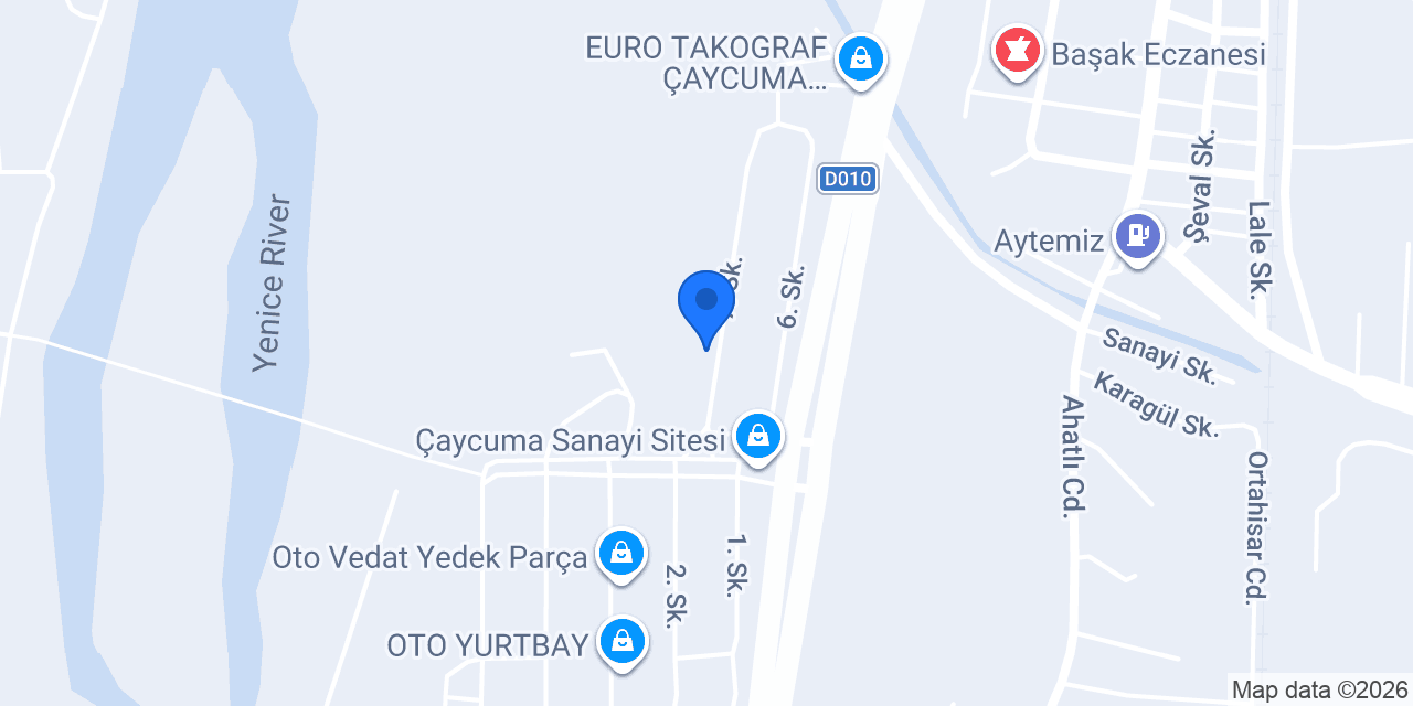 Çakır Mobilya konumu