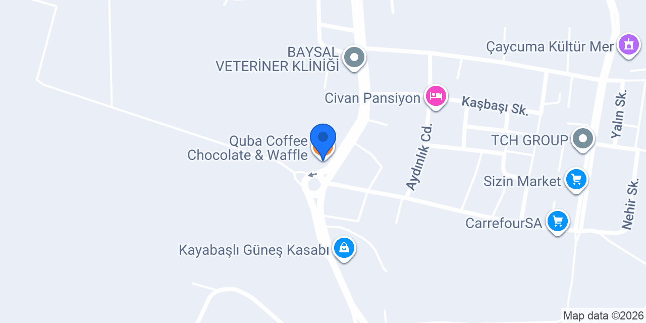 Quba Coffee Chocolate & Waffle konumu