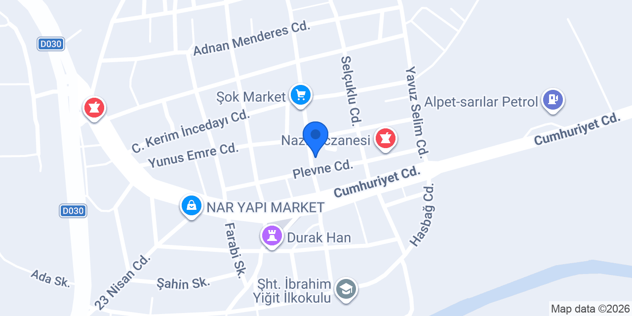 CANSIZOĞLU VETERİNER MUAYENEHANESİ konumu