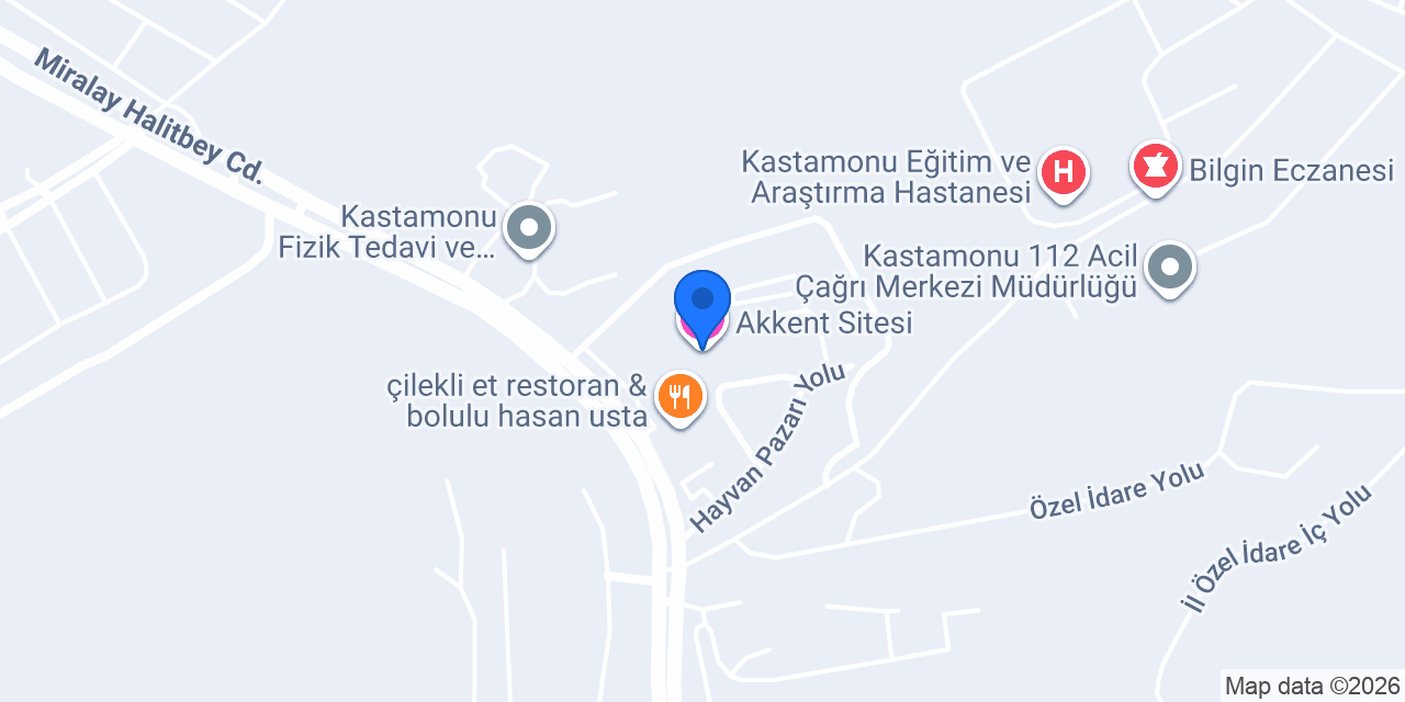 Akkent Sitesi konumu