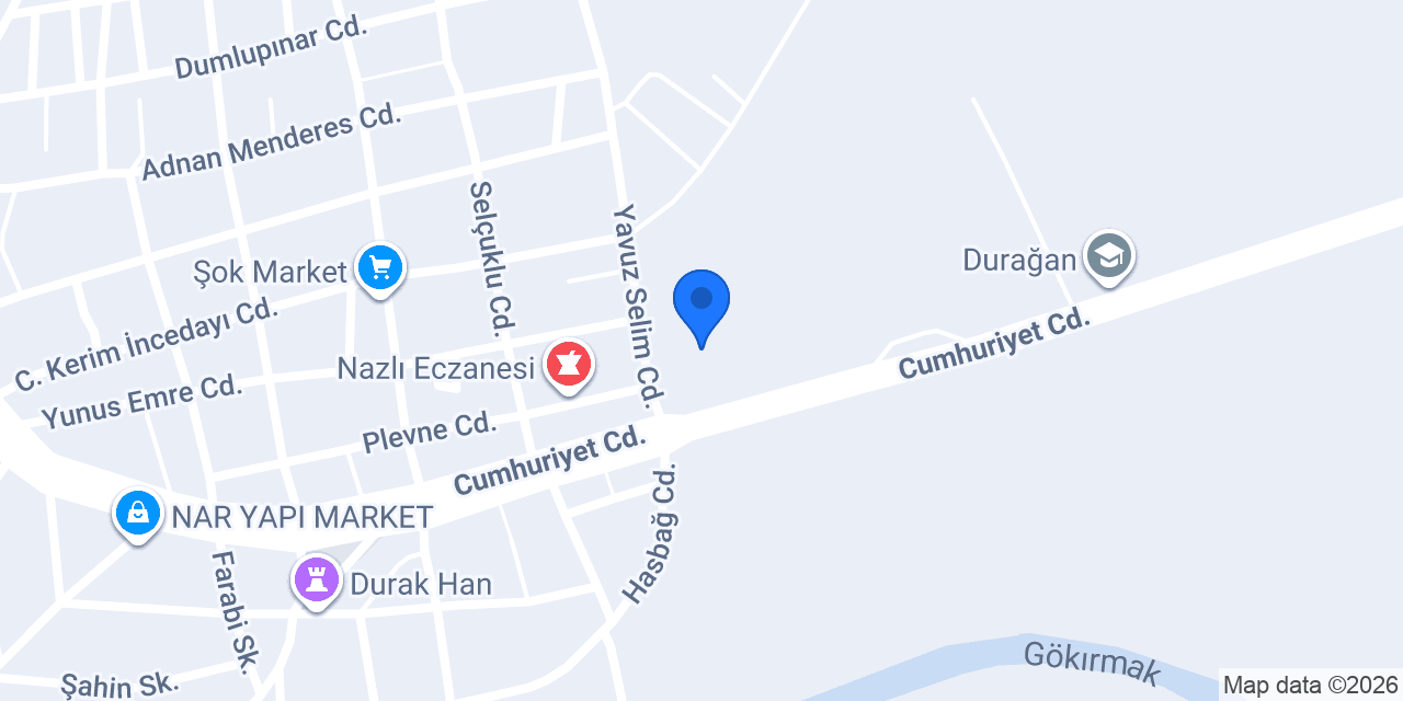 Durağan Anadolu Lisesi konumu