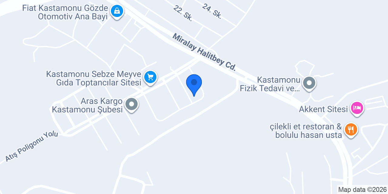 Pınar Umurlar Kastamonu Bayi konumu