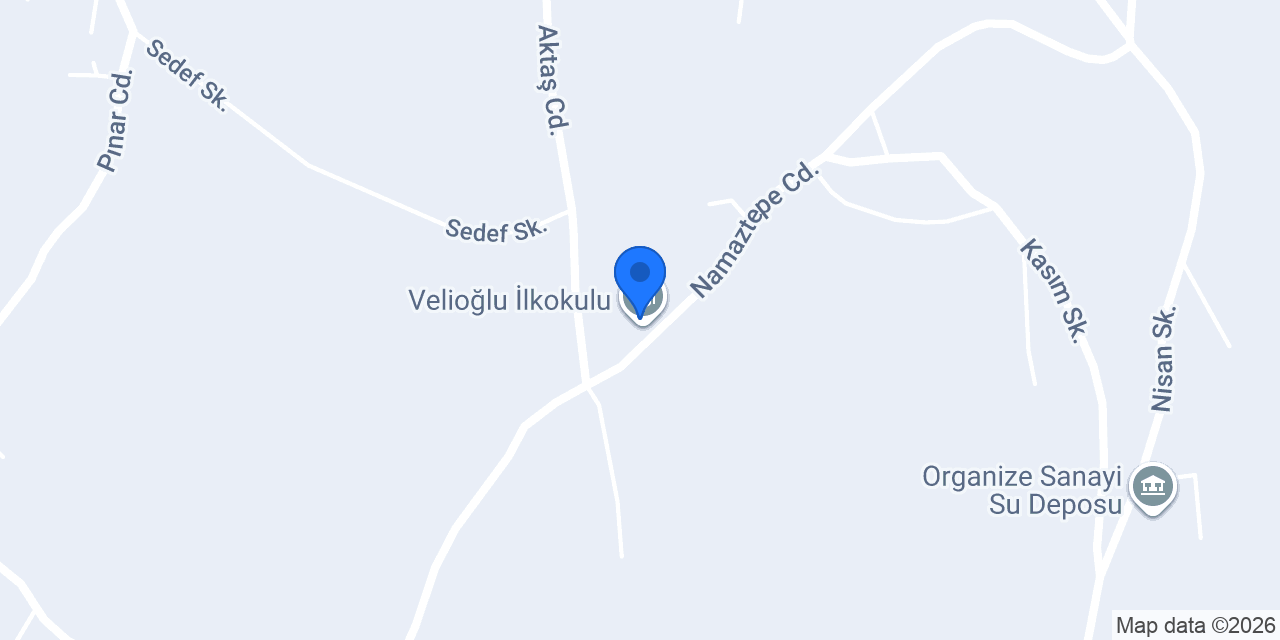 Velioğlu İlkokulu konumu