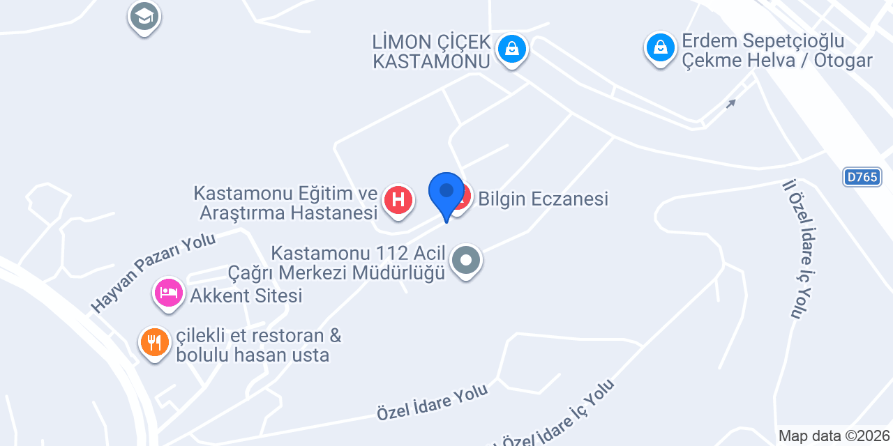 Yeni Çınar Eczanesi konumu