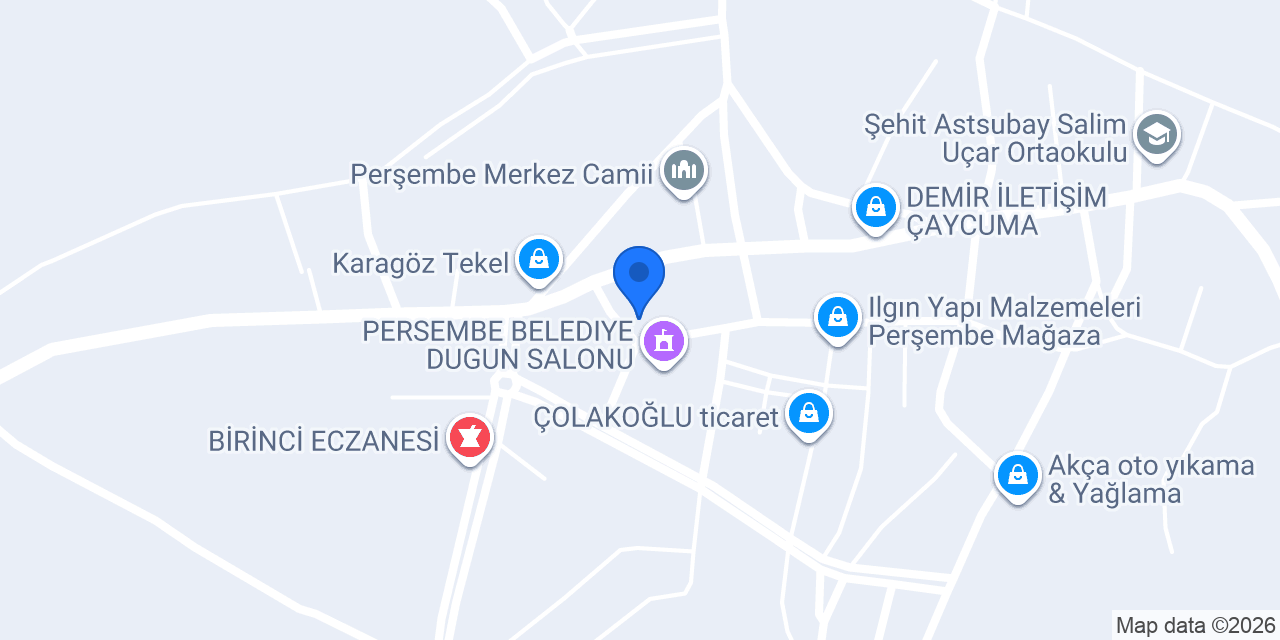 PERŞEMBE ANAOKULU konumu