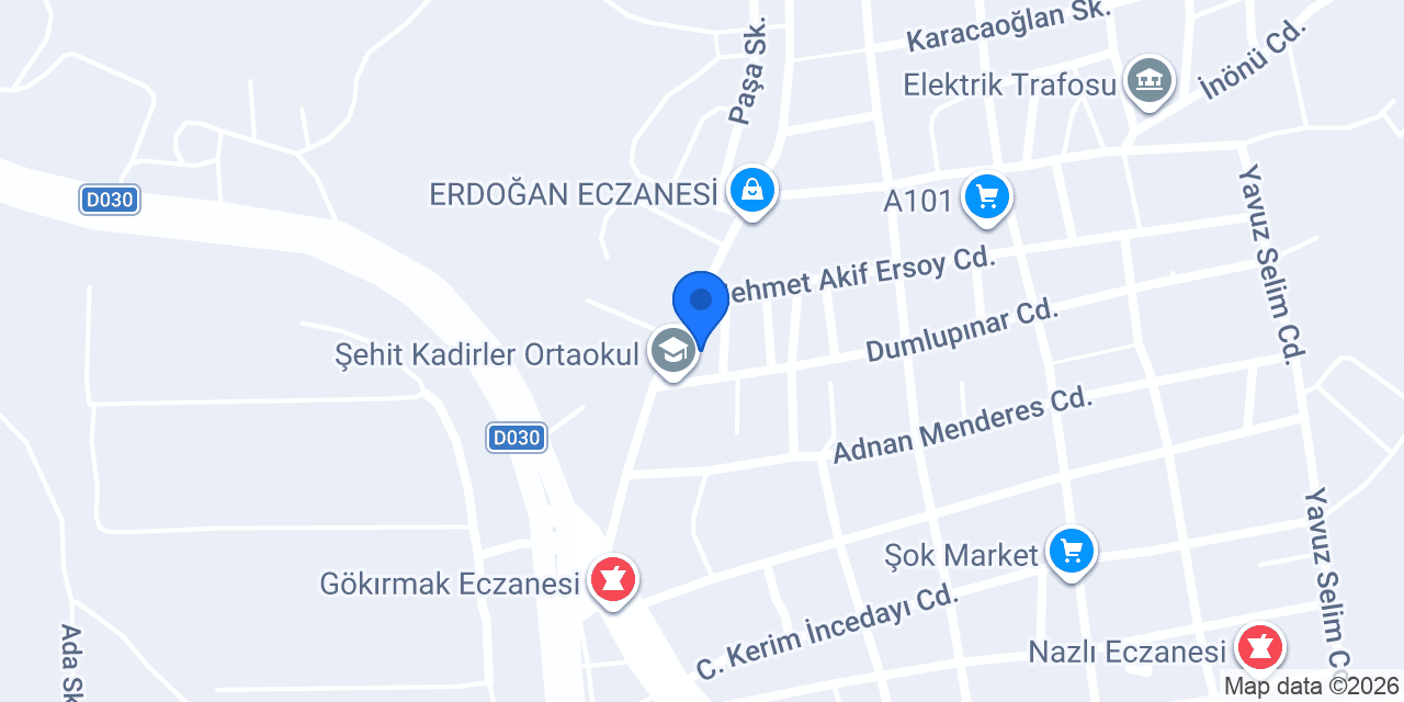 Durağan İlçe Jandarma Komutanlığı konumu