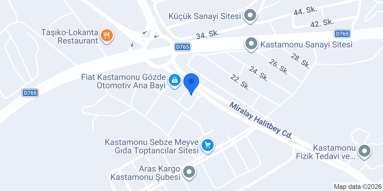 VakıfBank Kuzeykent Şubesi konumu