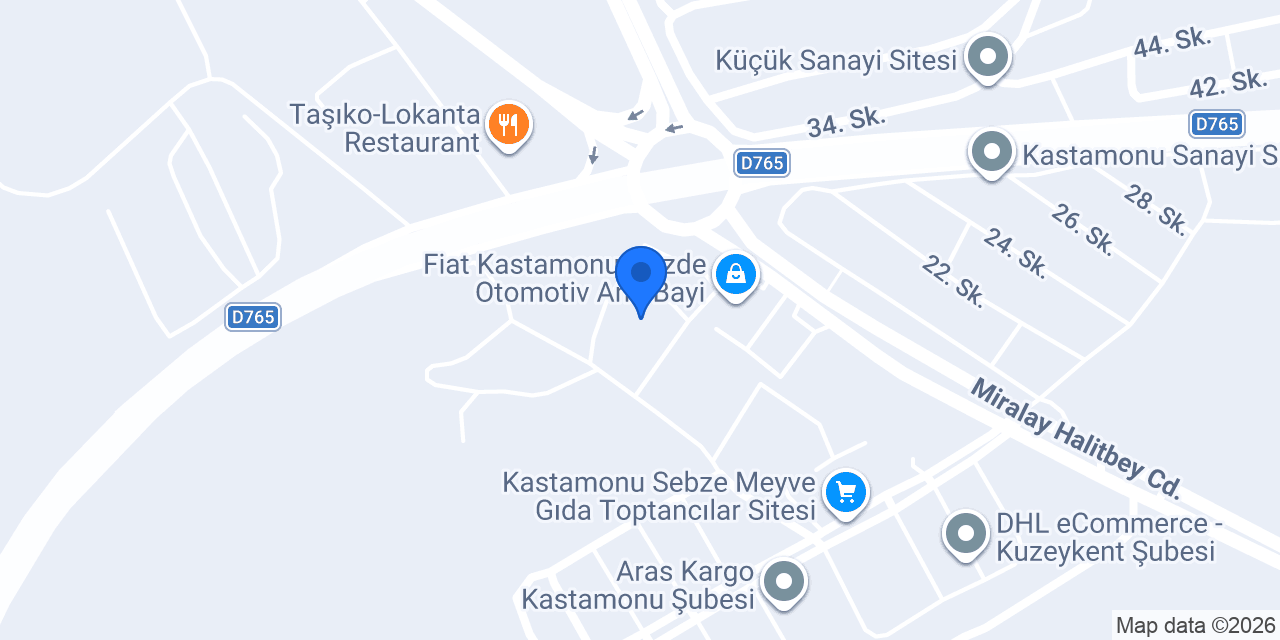 Yazımcı Avukatlık Bürosu konumu