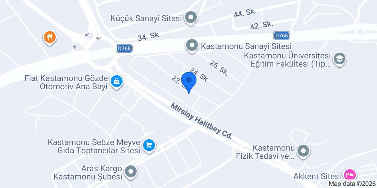 Ahlatcıoğlu Oto Makas konumu