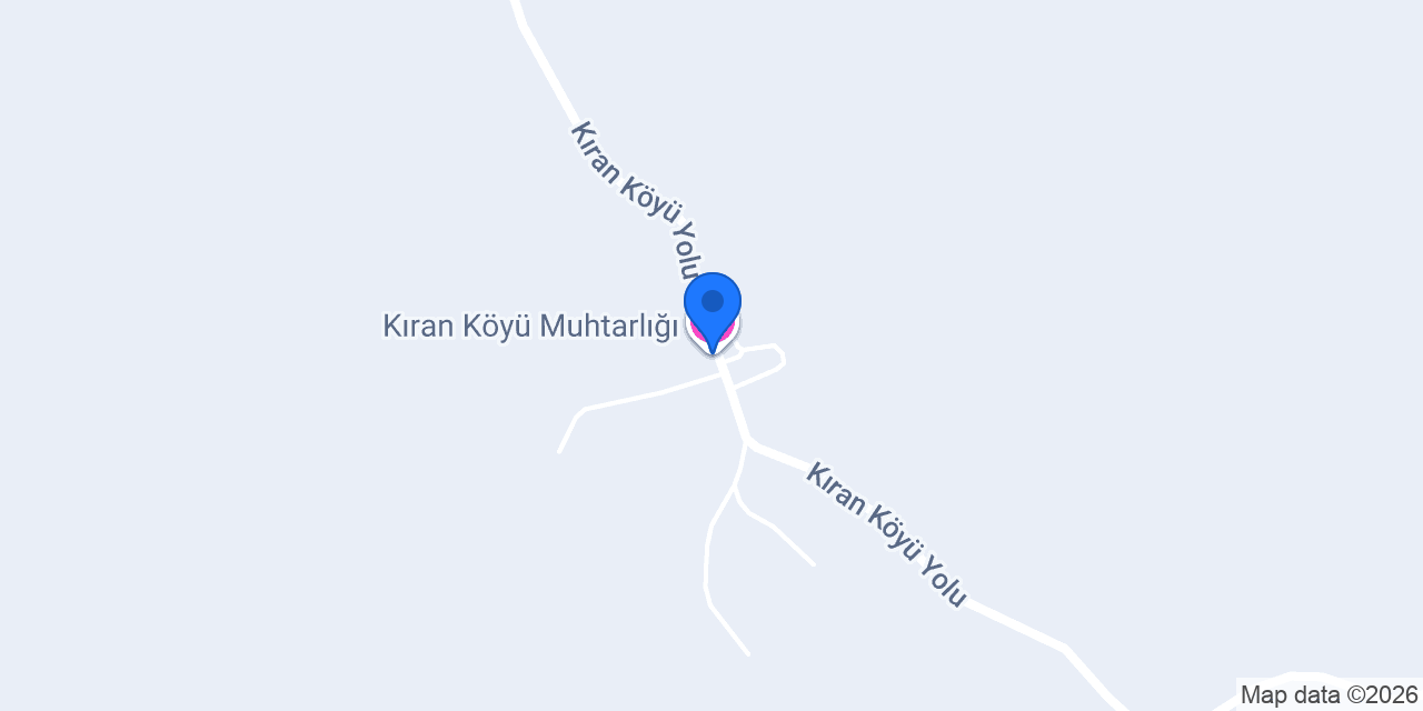Kıran Köyü Muhtarlığı konumu