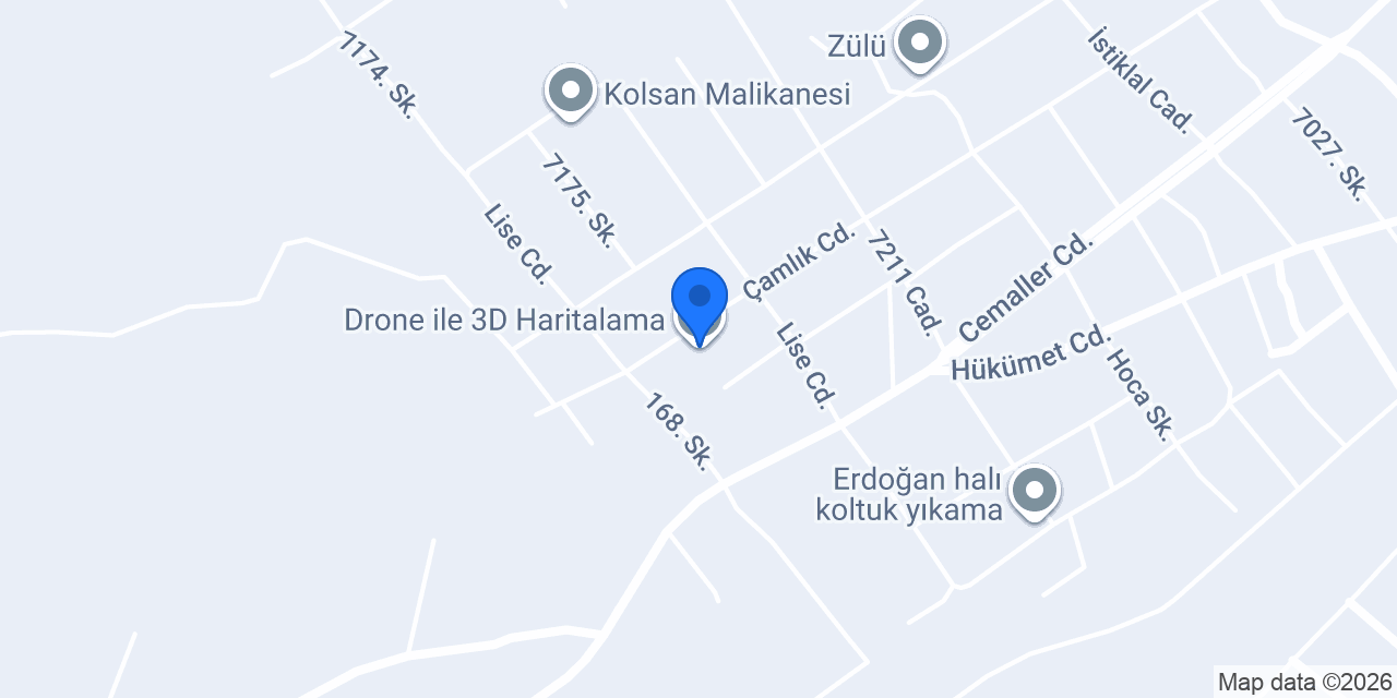 Drone ile 3D Haritalama konumu