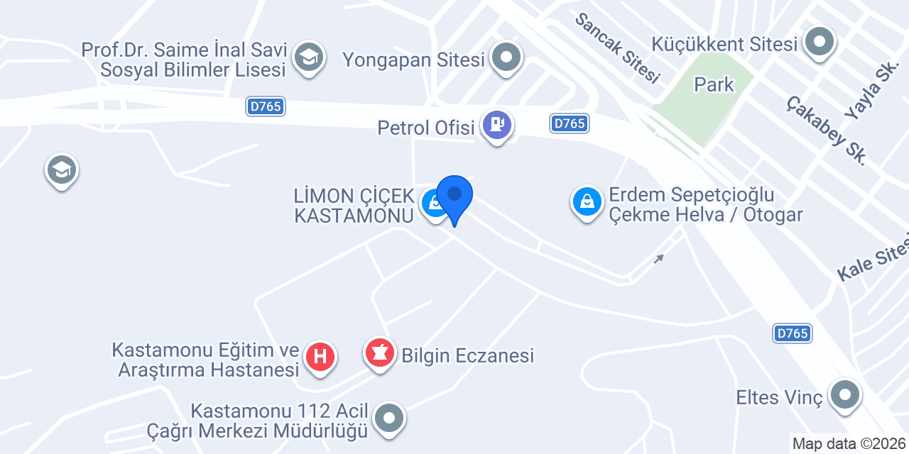 Terzi Hatice Kastamonu konumu