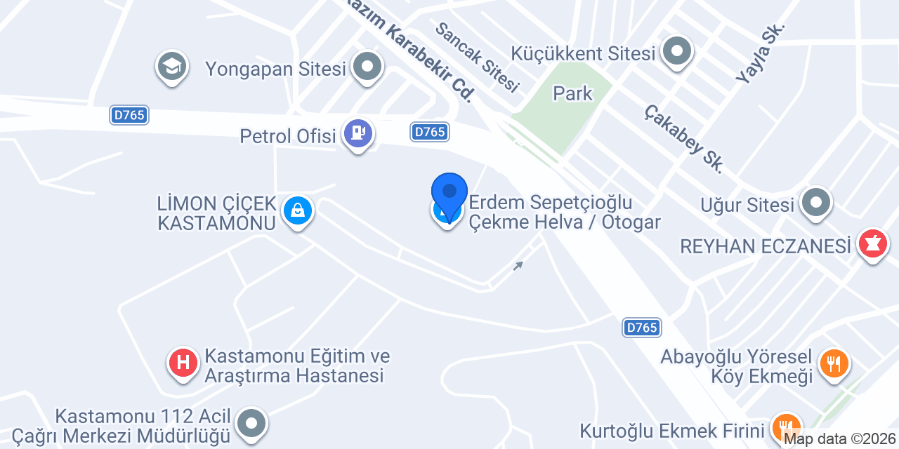 KASTATMONİ ÇEKME HELVA konumu