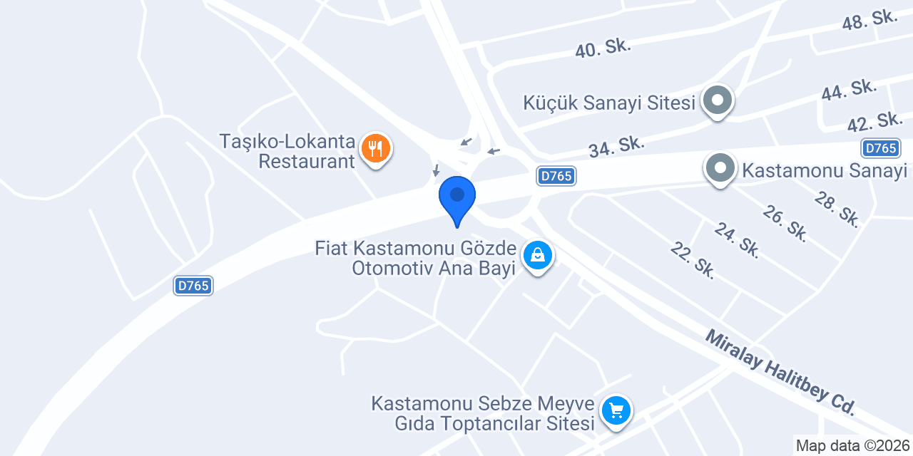 Çoşkuntaş Mermer konumu