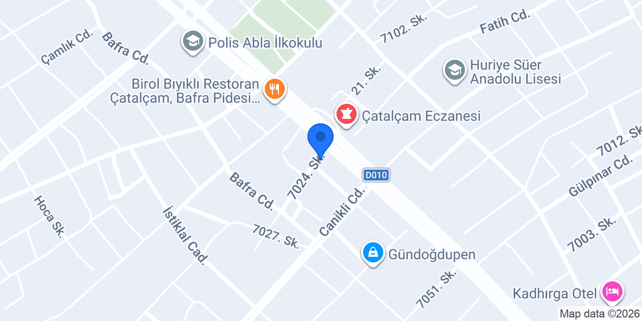 Şenocak Petrol konumu