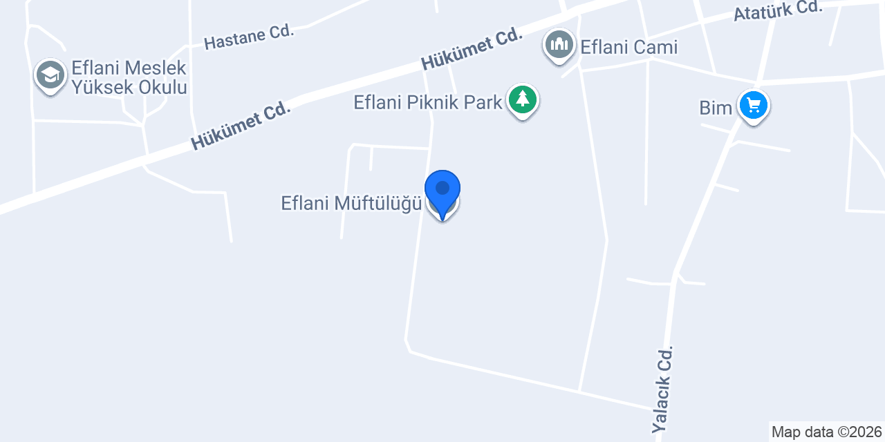 Eflani Müftülüğü konumu