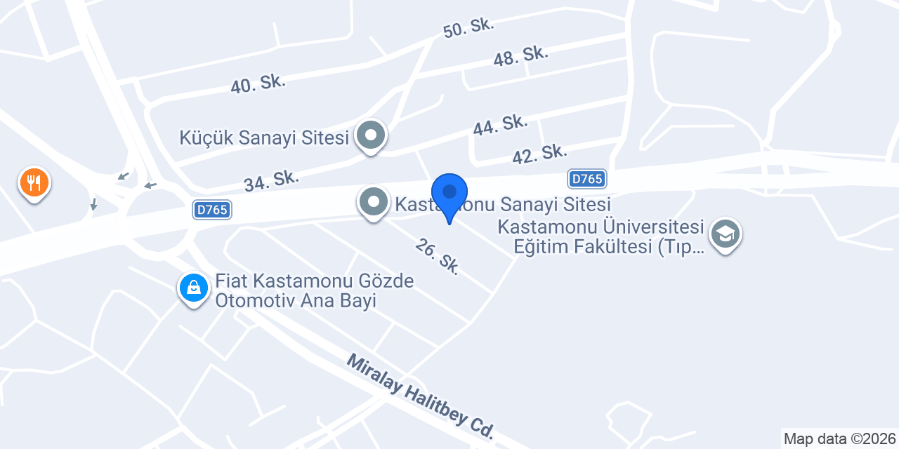 Kastamonu Sanayi konumu
