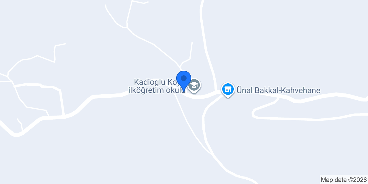 Kadıoğlu Köyü Muhtarlığı konumu