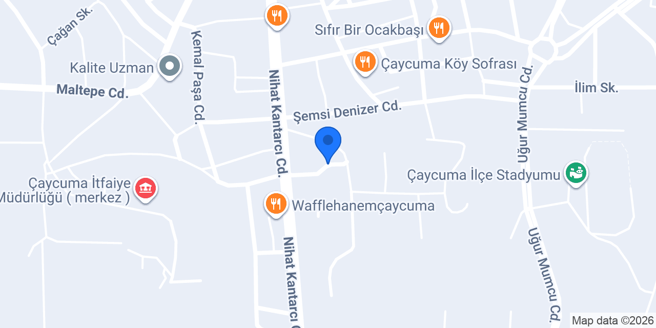 Çaycuma Belediye Sineması konumu