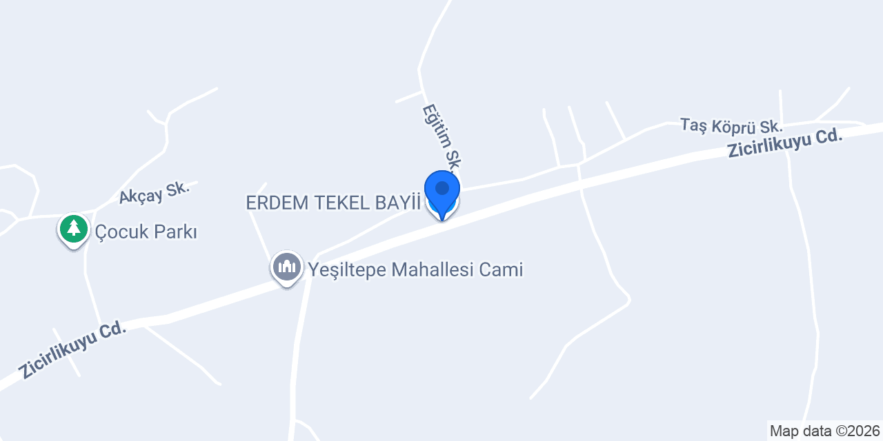 ERDEM TEKEL BAYİİ konumu