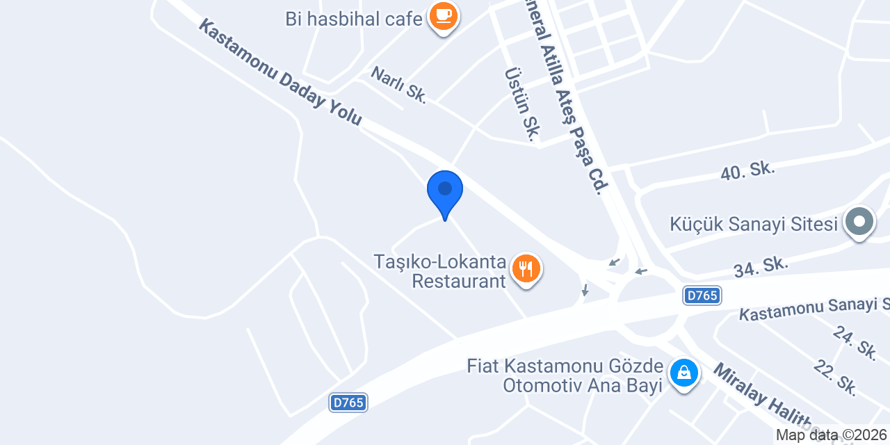 Hepsijet Kastamonu konumu