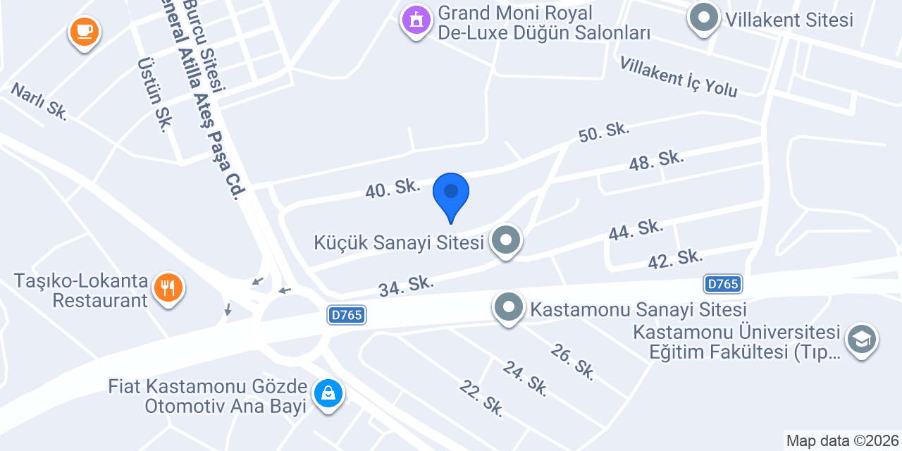 CM Oto Boya Kaporta konumu
