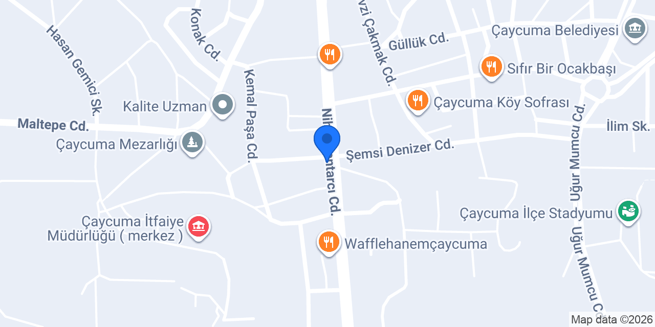 Arslanlar Unlu Mamülleri konumu