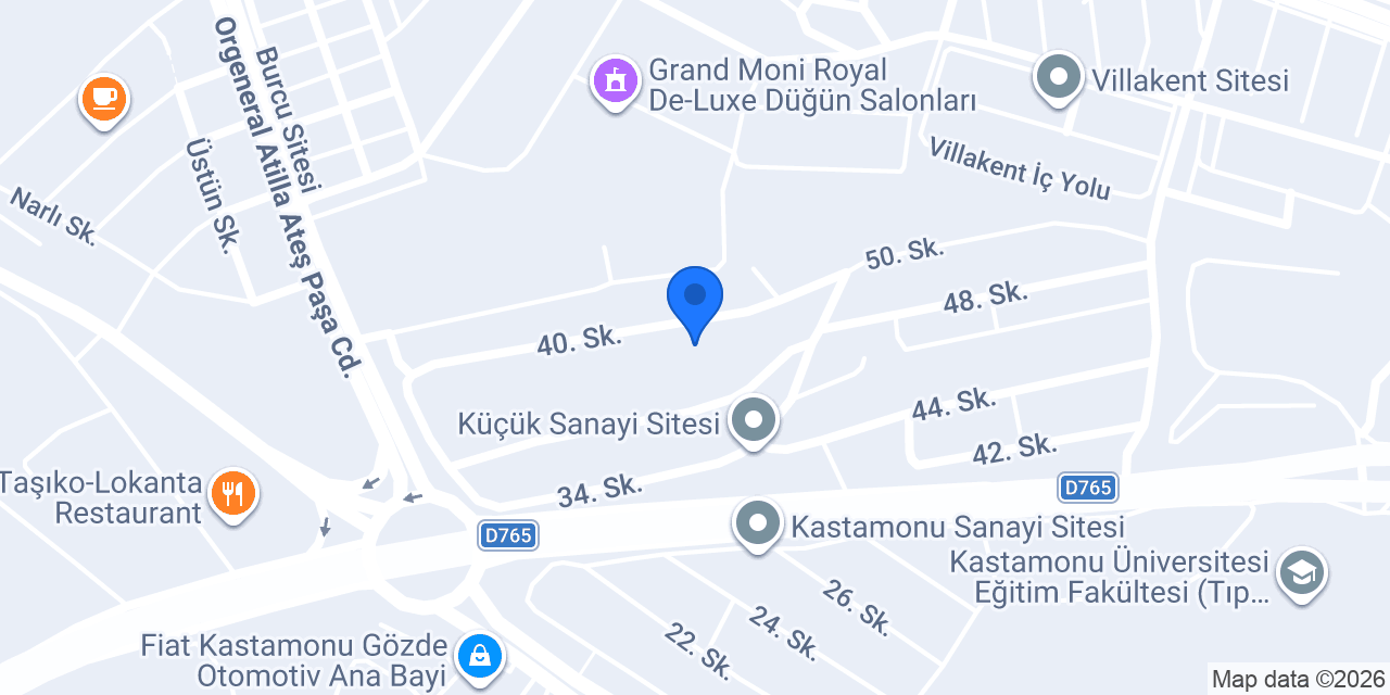 Kastamonu Et konumu