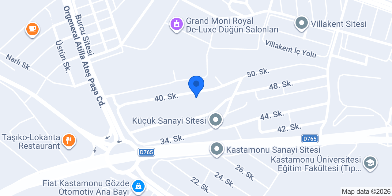 HAN Mobilya Dekorasyon Kastamonu konumu