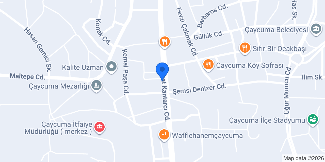 Çaycuma Koleji konumu