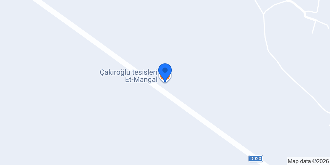 Çakıroğlu tesisleri Et-Mangal konumu