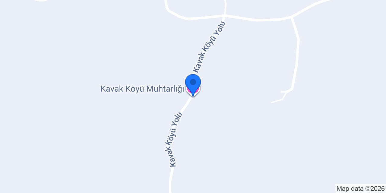 Kavak Köyü Muhtarlığı konumu