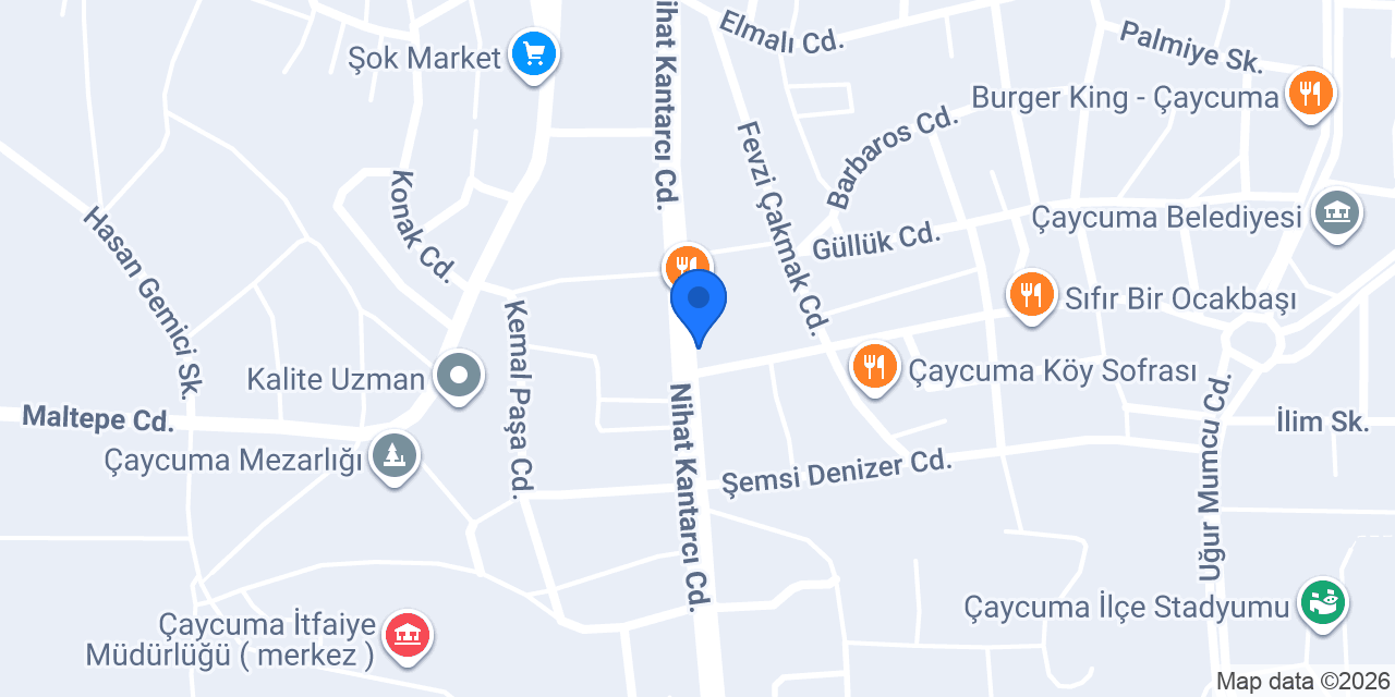 Cadde Izgara konumu