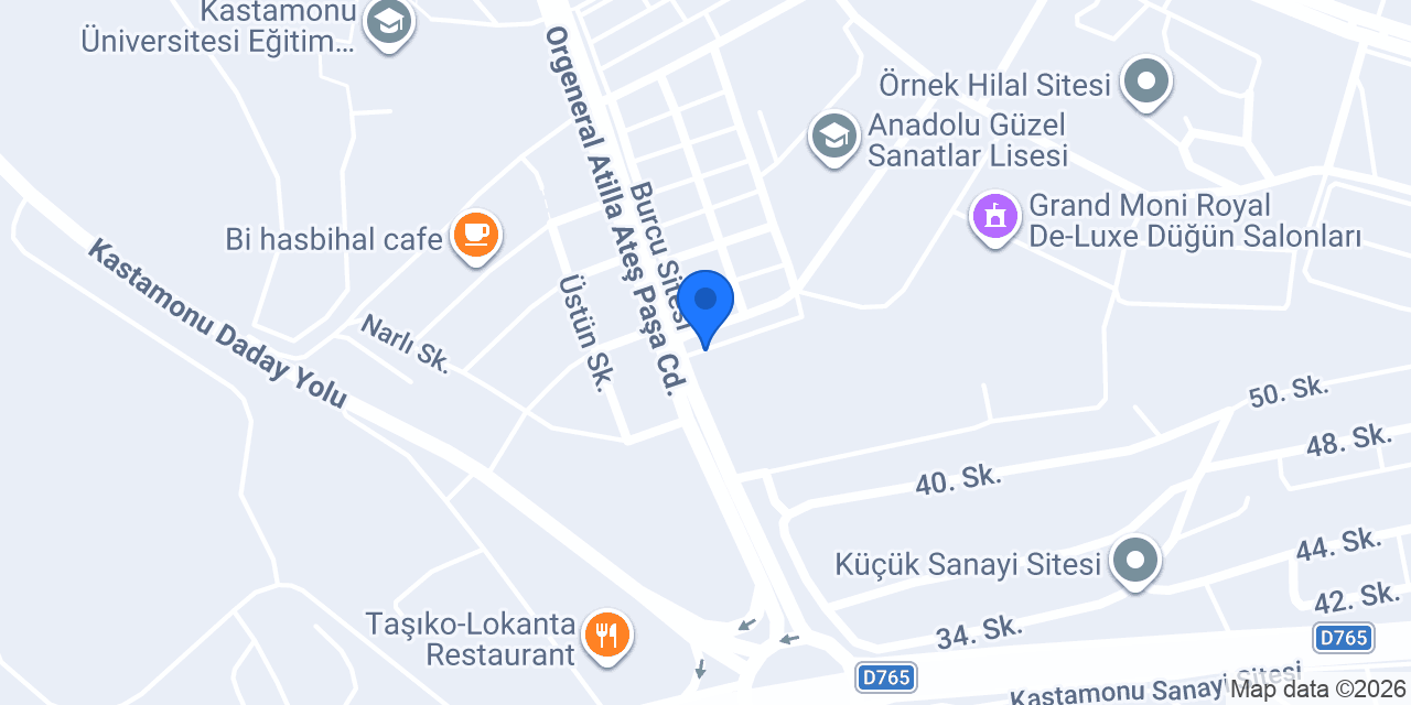 Gece Dürümcüsü konumu