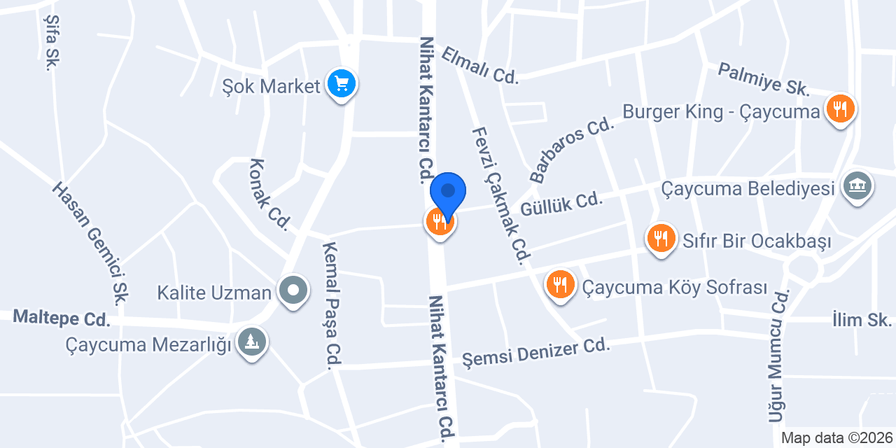 Pasaport Pizza Çaycuma konumu