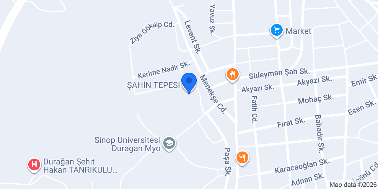 ŞAHİN TEPESİ konumu