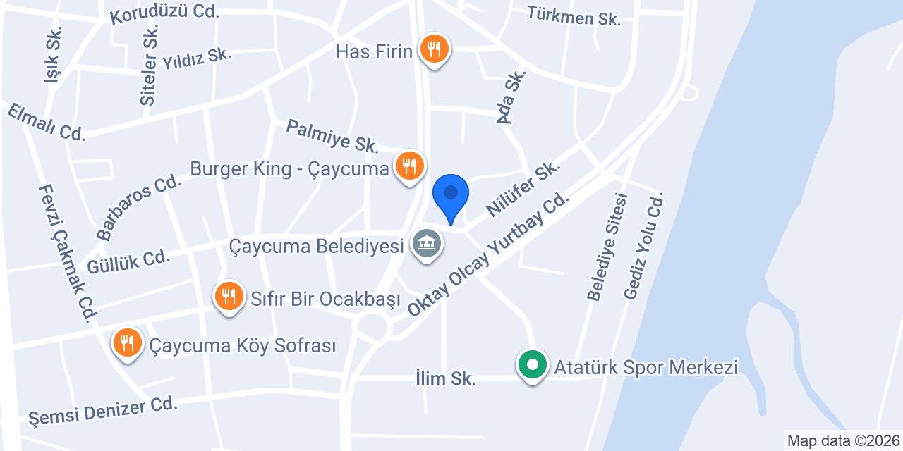 Pera Çiçekçilik konumu