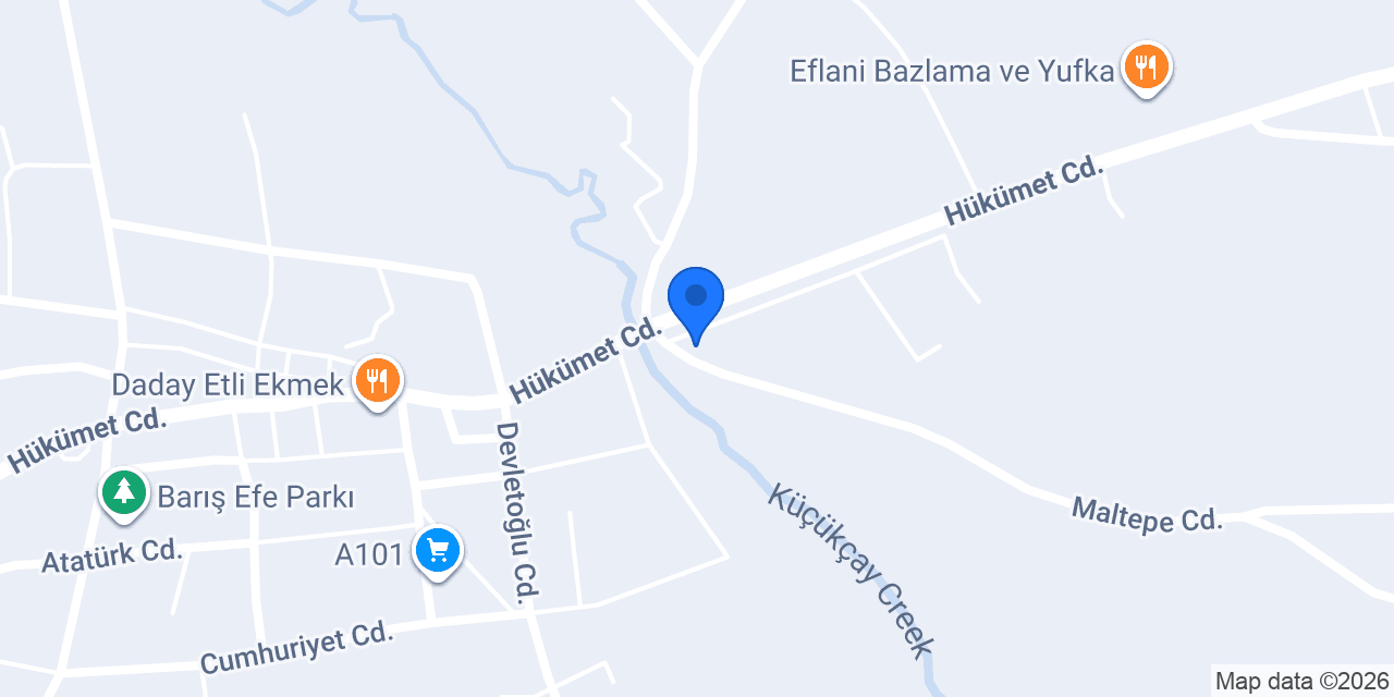 Safran Ekmek Fırını konumu