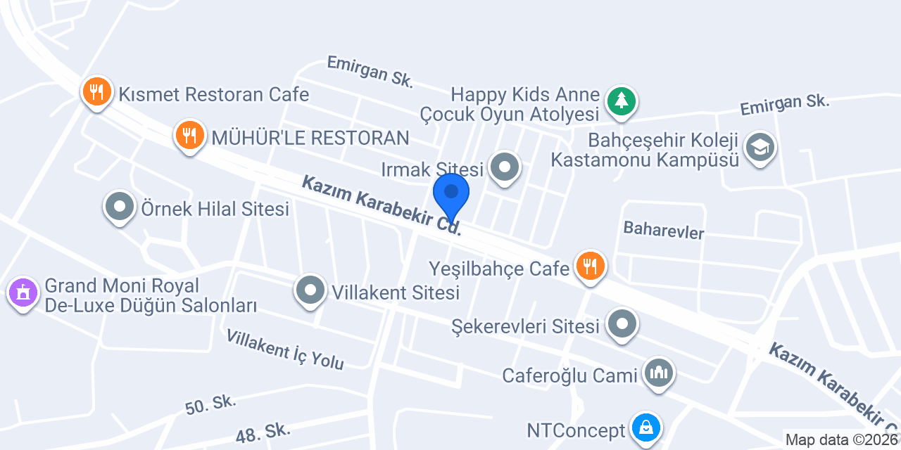 Ateşoğlu Catering konumu