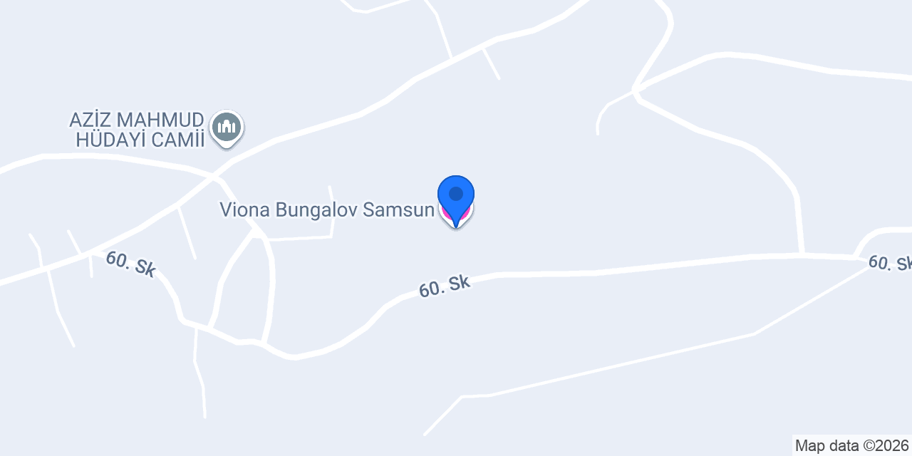 Viona Bungalov Samsun konumu