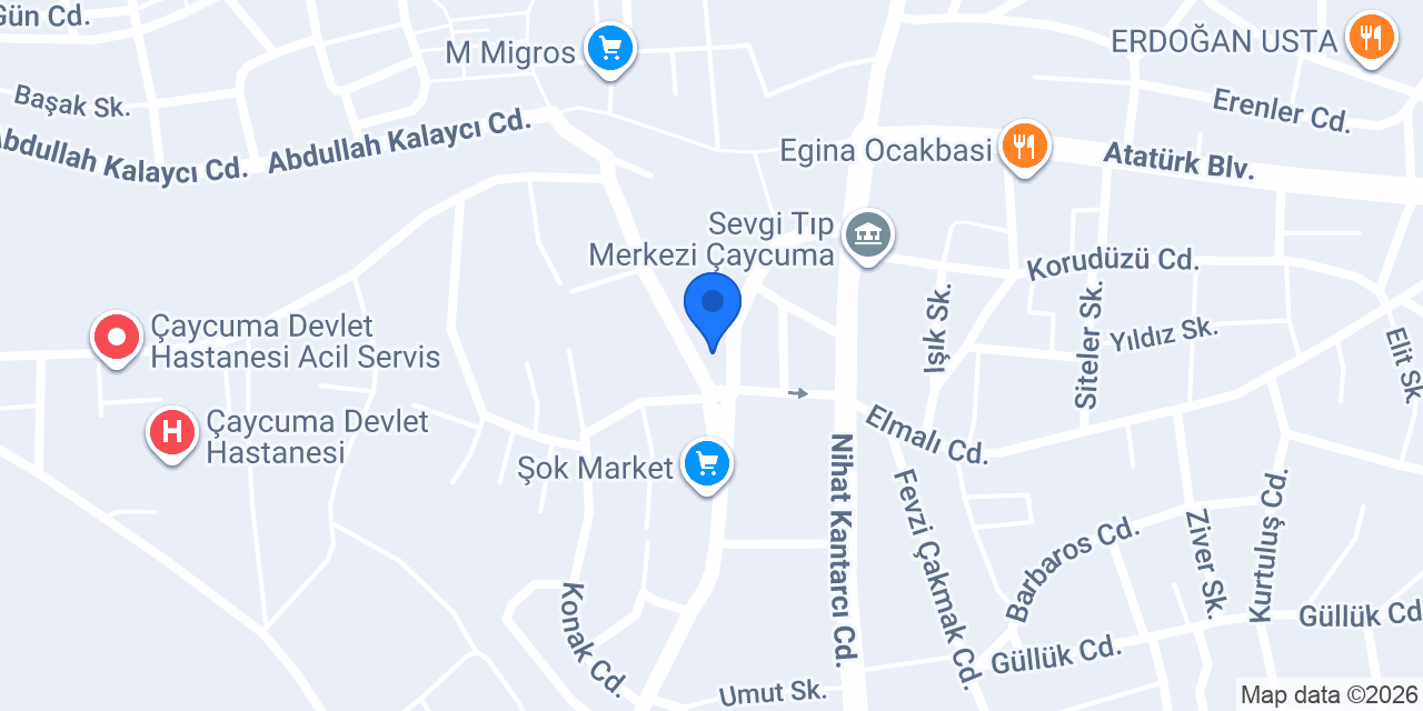 Tuğçe kuaför konumu