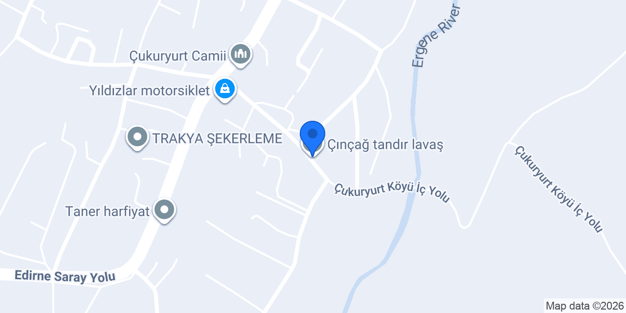 Çınçağ tandır lavaş konumu