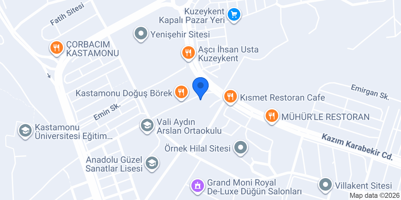 Candaroğlu Helva konumu